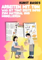 Vorschau - Arbeitsblätter - Arbeiten mit Ton: Was ist Ton? (Kunst) - Deckblatt