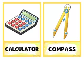 Vista previa - Decoración del aula - School Vocabulary Flashcards - página 2