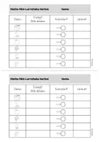 Vorschau - Arbeitsblätter - Lerntheke Mathematik / Herbst / Kl. 1 - Seite 1