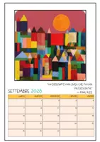 anteprima - Materiale per pittura e bricolage - CALENDARIO ARTE – Un viaggio creativo mese per mese - Pagina di copertina
