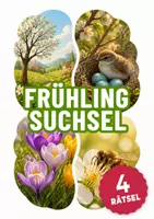 Vorschau - Arbeitsblätter - Suchsel - Frühling (inkl. Lösungen) - Deckblatt