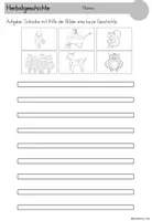 Vorschau - Arbeitsblätter - Herbst Deutsch & Mathe Klasse 3-4 | Arbeitsblätter - Seite 3