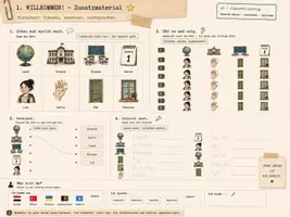 Vorschau - Arbeitsblätter - VKL mit Herz: Alpha_Zusatz_Willkommen_DAZ - Deckblatt