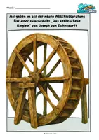 Vorschau - Arbeitsblätter - _„Das zerbrochene Ringlein (Eichendorff) Gedichtanalyse zur Abschlussprüfung BW 2027 - Deckblatt