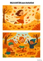 Vorschau - Arbeitsblätter - Herbstlied "Herbst, Herbst - Du bunte Zeit" - Musik Jg.1-4 - Seite 3