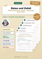 Vorschau - Stundenentwürfe - Wahrscheinlichkeit - Laplace - Klasse 9 Komplettpaket - Deckblatt