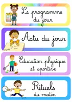 Aperçu - Affichage - Programme du jour - Page de couverture