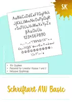 Vorschau - selbst erstellte Schriftarten - Schriftart "AW Basic" (komm. edukative Einzellizenz) - Deckblatt