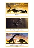 Vorschau - Text - Schlaumeier Heftchen: Dinosaurier (Lesen auf Satzebene, Silbenschrift) - Seite 1