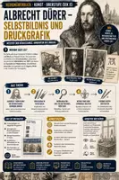 Vorschau - Unterrichtsreihen - Albrecht Dürer Unterrichtsmaterial – Renaissance, Selbstbildnis und Druckgrafik für den Kunstunterricht der Oberstufe - Deckblatt