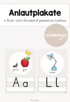 Vorschau - Mal- und Bastelvorlagen - Buchstabeneinführung - Materialpaket - Seite 1