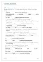 Vorschau - Arbeitsblätter - Perfect MIX ☀️ Sommerferien & Back to School (Simple Past, Present Perfect, Past Perfect) - Seite 2