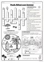 Vorschau - Arbeitsblätter - Musik-Rätsel zum Sommer - Musik Jg.4-6 - Seite 2