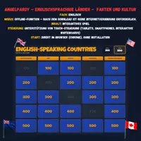 Vorschau - Spiele - Angelpardy – Englischsprachige Länder - Fakten und Kultur - Deckblatt