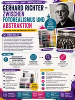 Vorschau - Unterrichtsreihen - Gerhard Richter Unterrichtsmaterial – Fotorealismus, Abstraktion und Gegenwartskunst für den Kunstunterricht der Oberstufe - Deckblatt