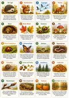 Vorschau - Bildkarten - Der Herbst zieht ein – Wie Tiere & Natur sich auf den Winter vorbereiten | Geschichten, Bewegungsspiele & Entdeckerkarten ab 4 Jahren - Seite 3