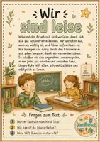 Vorschau - Unterrichtsreihen - Klassenregeln - Lesetexte mit Fragen - Seite 1