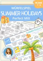 Vorschau - Spiele - PERFECT MIX 🎲 Würfelspiel (Sommerferien / Back to School) - Deckblatt