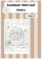 Vorschau - Mal- und Bastelvorlagen - Ausdauer-Mal-Lauf für Ostern - Deckblatt