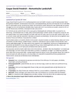 Vorschau - Unterrichtsreihen - Caspar David Friedrich Unterrichtsmaterial – Romantik, Landschaftsmalerei und Bildanalyse für den Kunstunterricht der Oberstufe - Seite 2