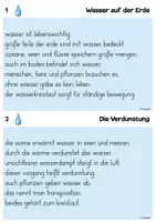 Vorschau - Arbeitsblätter - Wasserkreislauf - Abschreibkartei Groß- & Kleinschreibung - Seite 2