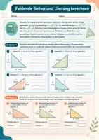 Vorschau - Arbeitsblätter - Der Satz des Pythagoras – kompakt trainieren – Mathematik, Klasse 8 - Seite 3
