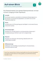 Vorschau - Stundenentwürfe - Dateien und Ordner | Der Computerführerschein für Klasse 5/6 | Paket mit 7 Materialien | Arbeitsblätter mit Lösungen | Informatik - Seite 2