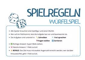Vorschau - Spiele - Wachsendes Materialpaket: Würfelspiele - XXL BUNDLE Grammatik und Zeitformen - Seite 3