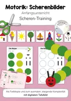 Vorschau - Arbeitsblätter - Feinmotorik: Scherenkunst - Kreative Schneideübung zur Förderung der Motorik (schneiden, legen, kleben) - Deckblatt
