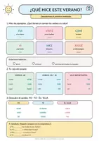 Vorschau - Arbeitsblätter - Einführung Indefinido nach den Sommerferien/Bingo - Deckblatt