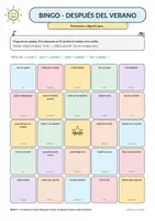 Vorschau - Arbeitsblätter - Einführung Indefinido nach den Sommerferien/Bingo - Seite 2
