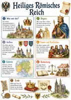 Vorschau - Arbeitsblätter - Lernposter + Arbeitsblatt "Heiliges Römisches Reich" + Onlineübung & MP3 + Mindmap + Infografik - Deckblatt
