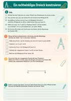 Vorschau - Arbeitsblätter - Satz des Thales – Rechte Winkel im Halbkreis – Mathematik, Klasse 8 - Seite 3