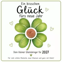 Vorschau - Arbeitsblätter - Neujahrsgruß mit Glückscent - Neujahrskarte zum neuen Jahr 2027 - Seite 3