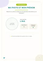 Aperçu - Jeux - Mon prénom en ateliers – Livret personnalisable Canva + alphabet en planchettes | PS-MS - Page 3