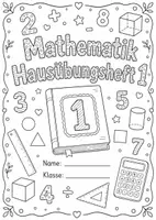 Vorschau - Mal- und Bastelvorlagen - Materialpaket - Deckblatt Mathematik - Seite 2