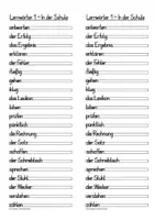 Vorschau - Arbeitsblätter - Lehrwerkunabhängige Lernwörterstreifen zum Grundwortschatz - Druckschrift (Kl. 3) - Seite 2