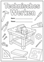 Vorschau - Arbeitsblätter - Materialpaket Deckblatt Werken - Deckblatt