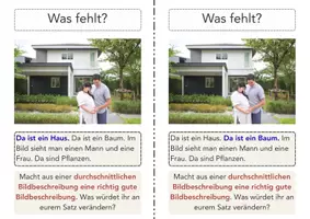 Vorschau - Unterrichtsreihen - Bildbeschreibung: Texte verbessern und gezielt verfeinern - Seite 3