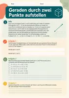 Vorschau - Arbeitsblätter - Geradengleichungen im Raum – kompakt trainieren – Mathematik, Klasse 11 - Seite 3