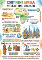 Vorschau - Arbeitsblätter - Lernposter + Arbeitsblätter zum Thema "Afrika" + Lösung & MP3 + Mindmap + Infografik - Deckblatt