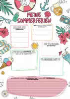 Vorschau - Arbeitsblätter - Sommerferien- Reflexion: Start in das neue Schuljahr/ Schulstart - Seite 1