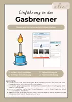 Vorschau - Arbeitsblätter - Chemie Einführung Gasbrenner - Brennerführerschein - Deckblatt