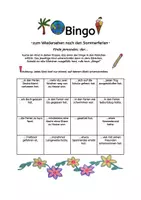 Vorschau - Spiele - Bingoset - Deckblatt