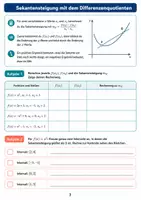 Vorschau - Arbeitsblätter - Sekante, Tangente und Normale – Geraden am Graphen verstehen und berechnen – Mathematik, Klasse 10–11 - Seite 3