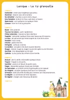 Aperçu - Feuilles d'exercices - Fichier lecture compréhension - le roi grenouille - Page 1
