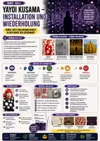Vorschau - Unterrichtsreihen - Yayoi Kusama Unterrichtsmaterial – Installation, Gegenwartskunst und Konzeptkunst für den Kunstunterricht der Oberstufe - Deckblatt