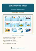 Vorschau - Arbeitsblätter - Schwimmen und Sinken – Lesespurgeschichte mit Rätselaufgaben (Klasse 7) - Seite 1