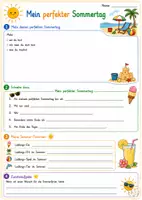 Vorschau - Arbeitsblätter - Sommerschule – Tag 4: Sommer | Klasse 2 - Seite 1