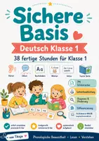 Vorschau - Stundenentwürfe - Sichere Basis - Deutsch Klasse 1 | Jahresplanung - Deckblatt